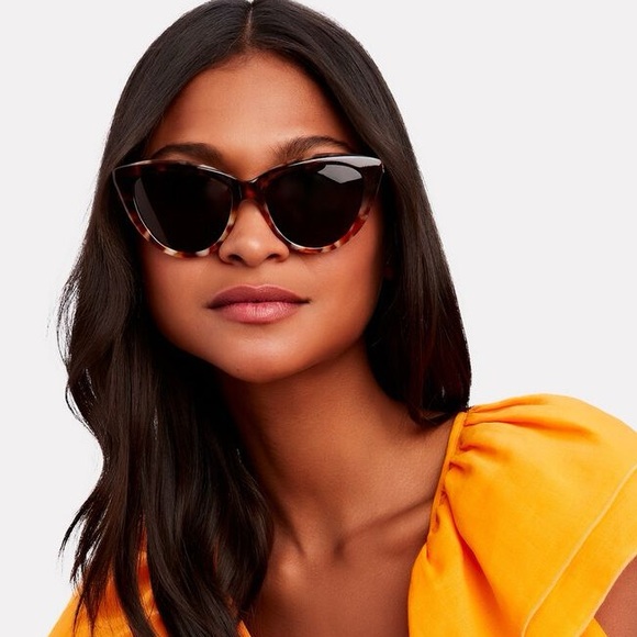 NEW SAINT LAURENT CAT EYE SUNGLASSES SL M81 004 SAINT LAURENT SLM81 004 BROWN - Picture 1 of 7